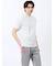 【DRESS T-SHIRT】綿ストレッチ スロープネック半袖Tシャツ