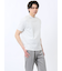 【DRESS T-SHIRT】綿ストレッチ スロープネック半袖Tシャツ