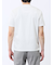 【DRESS T-SHIRT】綿ストレッチ スロープネック半袖Tシャツ