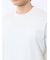 【DRESS T-SHIRT】綿ストレッチ スロープネック半袖Tシャツ