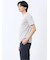【DRESS T-SHIRT】綿ストレッチ スロープネック半袖Tシャツ