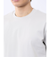 【DRESS T-SHIRT】綿ストレッチ スロープネック半袖Tシャツ