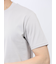 【DRESS T-SHIRT】綿ストレッチ スロープネック半袖Tシャツ