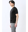 【DRESS T-SHIRT】綿ストレッチ スロープネック半袖Tシャツ