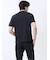 【DRESS T-SHIRT】綿ストレッチ スロープネック半袖Tシャツ