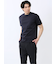 【DRESS T-SHIRT】綿ストレッチ スロープネック半袖Tシャツ