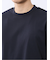 【DRESS T-SHIRT】綿ストレッチ スロープネック半袖Tシャツ
