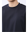 【DRESS T-SHIRT】綿ストレッチ スロープネック半袖Tシャツ