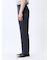 軽量 スリムフィット ノータックパンツ バーズアイ紺(セットアップ可能)
