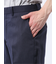 軽量 スリムフィット ノータックパンツ バーズアイ紺(セットアップ可能)