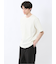 ストレッチ ニット衿 クルーネック半袖Tシャツ