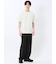 ストレッチ ニット衿 クルーネック半袖Tシャツ