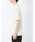 ストレッチ ニット衿 クルーネック半袖Tシャツ