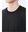ストレッチ ニット衿 クルーネック半袖Tシャツ