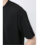 ストレッチ ニット衿 クルーネック半袖Tシャツ
