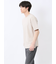 ストレッチ ニット衿 クルーネック半袖Tシャツ
