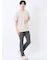 ストレッチ ニット衿 クルーネック半袖Tシャツ