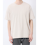 ストレッチ ニット衿 クルーネック半袖Tシャツ