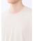 ストレッチ ニット衿 クルーネック半袖Tシャツ