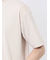 ストレッチ ニット衿 クルーネック半袖Tシャツ