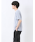 ストレッチ ニット衿 クルーネック半袖Tシャツ