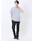 ストレッチ ニット衿 クルーネック半袖Tシャツ
