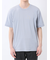 ストレッチ ニット衿 クルーネック半袖Tシャツ