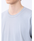 ストレッチ ニット衿 クルーネック半袖Tシャツ