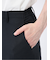 軽量メッシュ スリムフィット ノータックパンツ 紺(セットアップ可能)