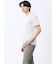 メッシュ かすれプリント Vネック半袖Tシャツ