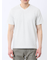メッシュ かすれプリント Vネック半袖Tシャツ