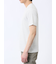メッシュ かすれプリント Vネック半袖Tシャツ