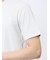 メッシュ かすれプリント Vネック半袖Tシャツ