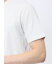 メッシュ かすれプリント Vネック半袖Tシャツ