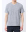 メッシュ かすれプリント Vネック半袖Tシャツ