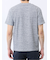 メッシュ かすれプリント Vネック半袖Tシャツ