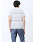 ポップコーンボーダー クルーネック半袖Tシャツ