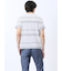 ポップコーンボーダー クルーネック半袖Tシャツ