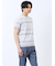 ポップコーンボーダー クルーネック半袖Tシャツ