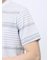 ポップコーンボーダー クルーネック半袖Tシャツ