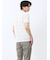 メッシュボーダー Vネック半袖Tシャツ