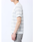 メッシュボーダー Vネック半袖Tシャツ
