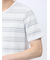 メッシュボーダー Vネック半袖Tシャツ