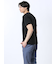 リンクス幾何学柄ジャガード クルーネック半袖Tシャツ