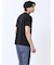 リンクス幾何学柄ジャガード クルーネック半袖Tシャツ