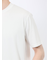 接触冷感 スロープネック半袖Tシャツ