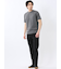 接触冷感 スロープネック半袖Tシャツ