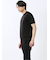 接触冷感 スロープネック半袖Tシャツ