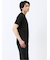 接触冷感 スロープネック半袖Tシャツ