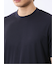 接触冷感 スロープネック半袖Tシャツ